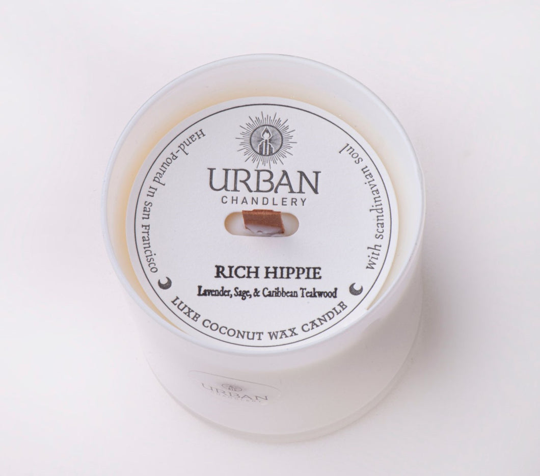 RICH HIPPIE - Lavender, Caribbean Teakwood, & Sage Luxe Candle