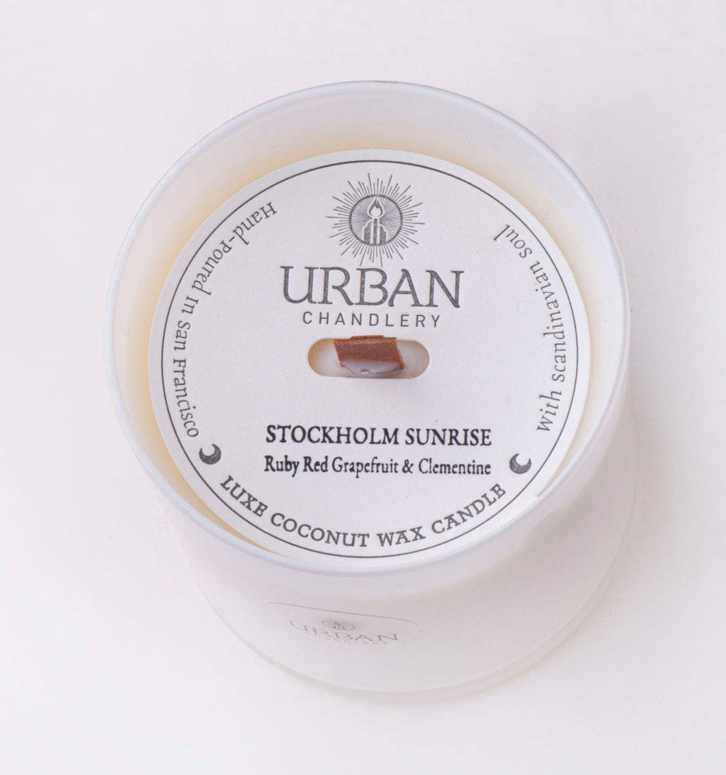 STOCKHOLM SUNRISE - Ruby Red Grapefruit & Clementine Luxe Candle